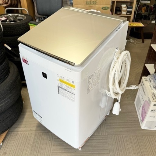 超美品‼️】シャープ 2020年製 8.0/4.5kg縦型洗濯乾燥機 洗濯機 アプリ 