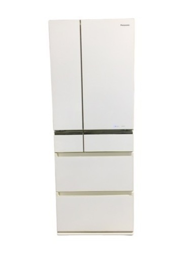 パナソニック 冷凍冷蔵庫 NR-F560PV-W 555L 6ドア2015年製 スノーホワイト