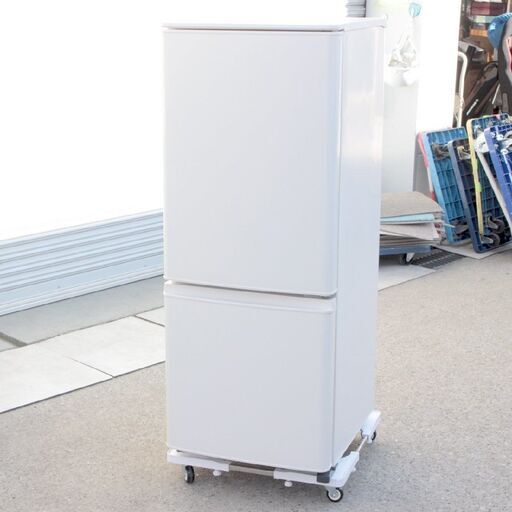 T734) ☆良品☆ 三菱 2ドア 146L 2022年製 MR-P15G 右開き ヨコ取りポケット 大容量ドアポケット MITSUBISHI ノンフロン冷凍冷蔵庫 単身