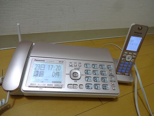 ■Panasonic おたっくす デジタルコードレスFAX 子機1台付き ファックス KX-PD305-N KX-PD305DL 増設子機 KX-FKD506 2017年製 パナソニック