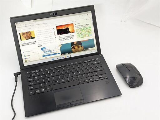 送料無料 元箱有 新品マウス付き SSD256GB 軽量薄型 フルHD 11.6型 中古ノートパソコン SONY VJPF11C11N 第7世代i7 8GB Windows11 Office