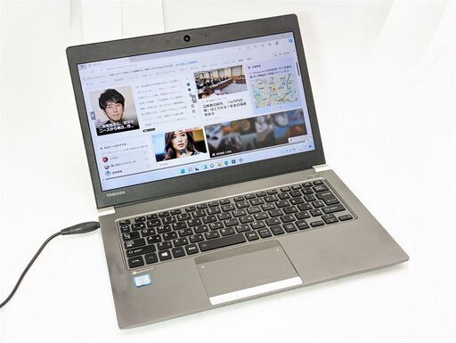 送料無料 Windows11 新品マウス付 高速SSD 13.3型 薄型 中古ノートパソコン 東芝 R63/U 第6世代i5 8GBメモリ 無線 Bluetooth Office 保証付