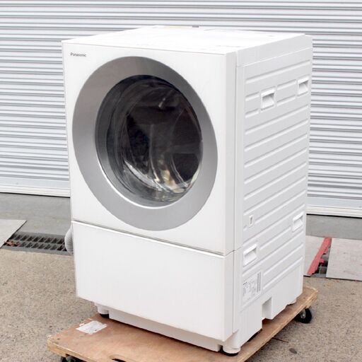 T754) パナソニック NA-VG710L 洗濯7.0kg 乾燥3.0kg 2017年製 Cuble 左開き 約40度においスッキリ ななめドラム型洗濯機 Panasonic 7kg