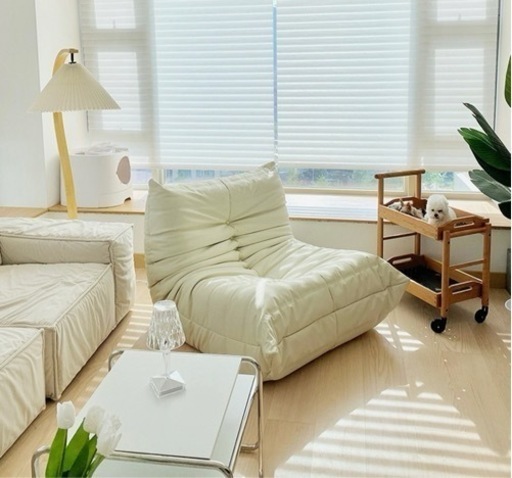 値段交渉可】トーゴ togo 1Pソファ オットマン付き