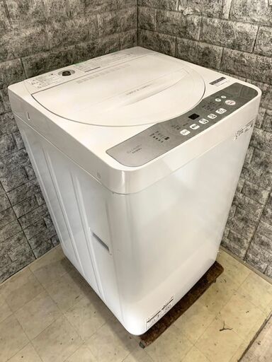 大阪限定販売★3ヶ月保証★シャープ★2021年★ES-GE5EJ-W★S-408