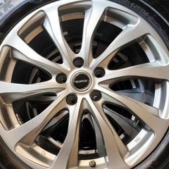 スタッドレス（BS VRX2-225/55R18）とホイール4本セット