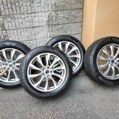 スタッドレス（BS VRX2-225/55R18）とホイール4本セット