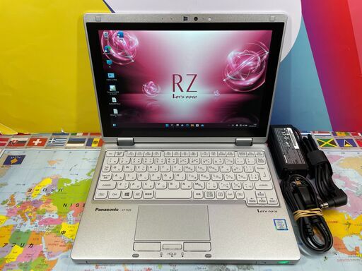 JC0112 パナソニック 2in1 タッチパネル CF-RZ6 SIMフリー 綺麗 極美品 Win11