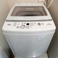 【値下げしました】洗濯機2021年式AQUA 7kg