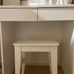 【無料】 IKEA ドレッサー＋椅子セット【取引成立】