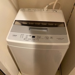 洗濯機　アクア　2020年製　5.0kg