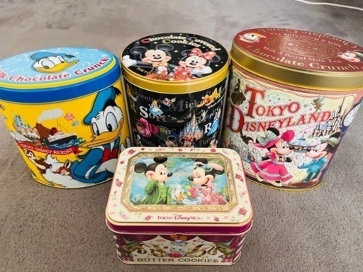 ディズニーランド、ディズニーシー空缶【値段交渉 可】 近場の方、引き取り可能の方