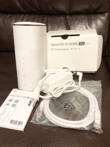【美品】ZTR01SWU Speed Wi-Fi HOME 5G L11