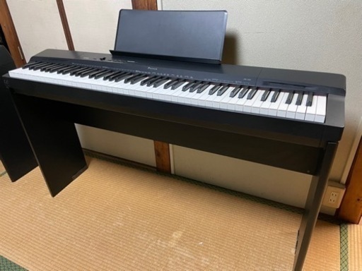 2017年製　CASIO 88鍵盤 電子ピアノ Privia PX-160BK スタンド・ペダルセット