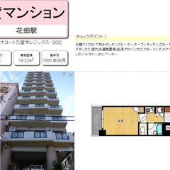 💚🏥レスキュー賃貸🏥12階建て分譲タイプマンション★クロー ゼッ...