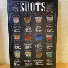 キャンバスポスター　shot glass