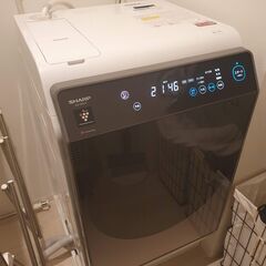 シャープ ES-WS14-TL 洗濯機11KG 乾燥機6KG 2...