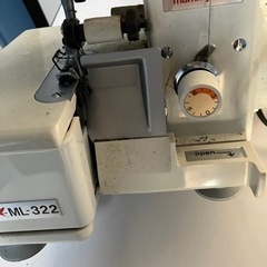 ☆美馬精機 マミーロック 1本針2本糸 ロックミシン Mammy lock ML-322・動作確認済み ☆美馬精機 マミーロック 1本針2本糸 ロックミシン Mammy lock ML-