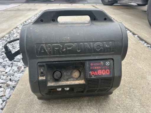 日立 エアーコンプレッサー PA600 HITACHI ベビコン エアコンプレッサー