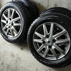 社外アルミホイール　冬タイヤ付　155/65R13