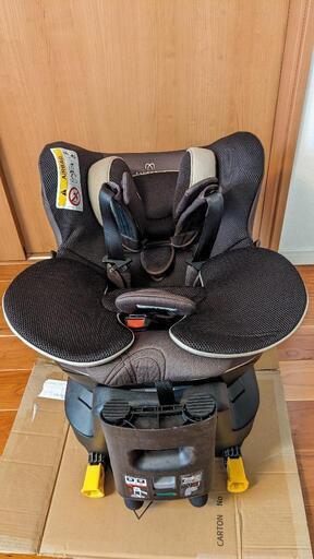 【値下げ】エールベベ・クルット5I グランス グランブラウン　チャイルドシート　ISOFIX　名古屋市緑区　東海市