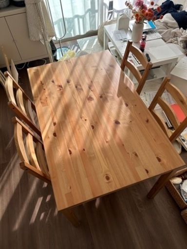 2023年購入 IKEA ダイニングテーブル　ヨックモック