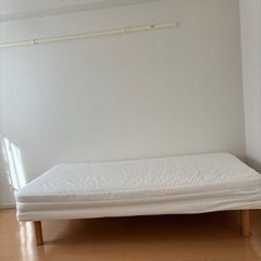 【無料】無印良品　足付けシングルベッド