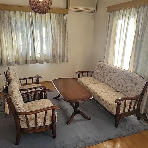 カリモク　応接セット　明日の夕方までに引き取り出来る方限定