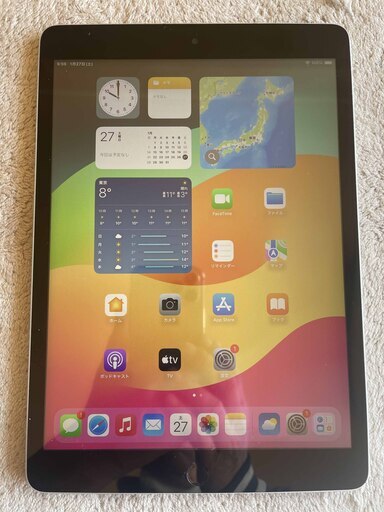 iPad 第９世代 10.2インチA2602 Wi-Fi silver ６４GB  バッテリー９６%　②