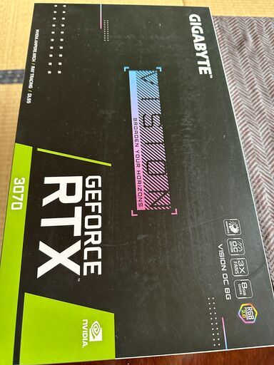 RTX3070 Gigabyte VISON　OC 8GB 美品