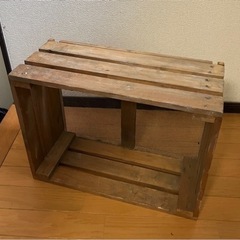 木製ボックス　雑貨　アンティーク調　カフェ