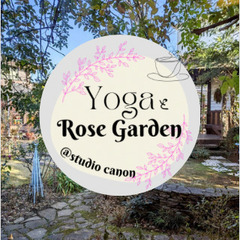 YogaとRose garden@スタジオ花音