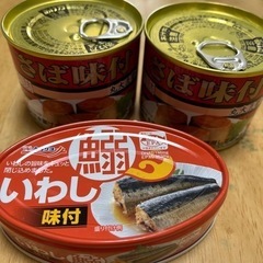 サバ缶、さんま缶　缶詰