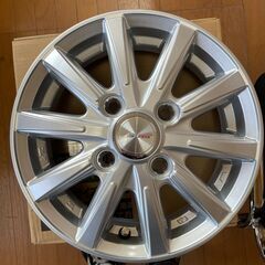 展示未使用品　１２×３.５B・ET45・４穴・PCD100　４本　早い者勝ち！！