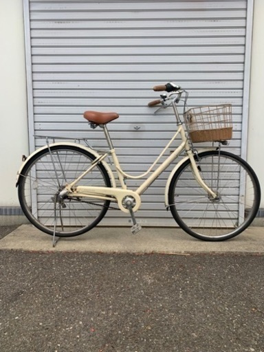 ☆前後タイヤ良品☆   26型　内装3段LEDオートライト軽快車　防犯登録料込価格︎‼︎