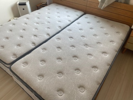 関家具 シングルベッド2台分 極アツマットレスで快適な睡眠へ - 寝具 