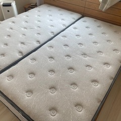 関家具　シングルベッド2台分　極アツマットレスで快適な睡眠へ