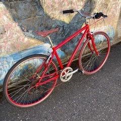 クロスバイク　カスタマイズ！　整備済みです。