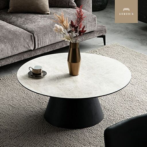 R501 Armonia Piane アルモニア センターテーブル グレー×セラミック 95cm Used・美品