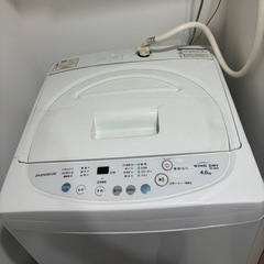 洗濯機  DAEWOO  DW-P46CB-W 