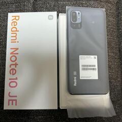 【ほぼ新品】Redmi Note 10 JE グラファイトグレー...