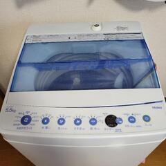 美品 Haier 洗濯機 5.5kg 2020年製造