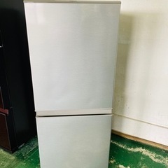 ?新生活応援?AQUA / アクア ノンフロン2ドア冷凍冷蔵庫 AQR-13H(S) 126L