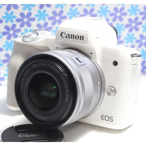 Wi-Fi \u0026Bluetooth搭載★Canon EOS kiss M★極美品★