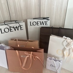 【ブランドショップ袋８枚セット】LOEWE Dior miumi...