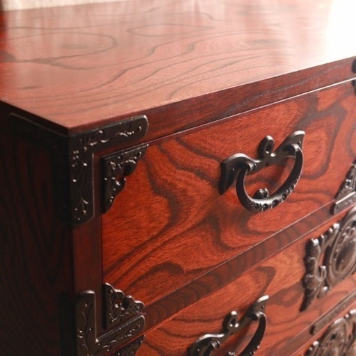 美品 岩谷堂箪笥 欅産業 うるし 欅 ケヤキ 整理箪笥 タンス 箪笥