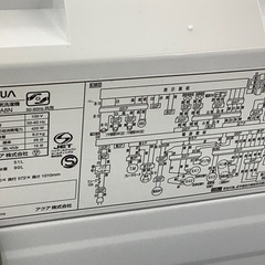 安心の1年間保証付き】AQUAの全自動洗濯機のご紹介です