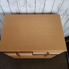 【極上品】マルヨシ民芸家具 チェスト W600 D400 H770 ARLE   日本製 5段 木製 デザインチェスト 小引出し付き ルンバ対応 引き出し 五段 横幅 60cm 奥行 40cm 高さ 77cm インテリア 収納家具 リビング収納 北欧 モダン