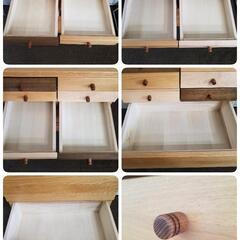 【極上品】マルヨシ民芸家具 チェスト W600 D400 H770 ARLE   日本製 5段 木製 デザインチェスト 小引出し付き ルンバ対応 引き出し 五段 横幅 60cm 奥行 40cm 高さ 77cm インテリア 収納家具 リビング収納 北欧 モダン