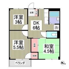 💙💙フリーレント1ヶ月付き🤩敷礼０！《3DK》本庄市♣児玉駅から...